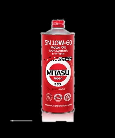 MITASU RACING MOTOR OIL SN 10W-60 100% Synthetic 1L